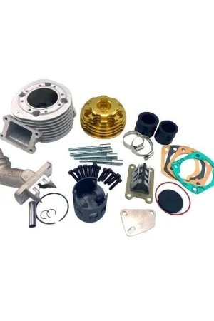 001914 KIT GRUPPO TERMICO VMC IN ALLUMINIO RVA 100cc Ø54mm CORSA 43 CANDELA CENTRALE VESPA 50 SPECIAL PK S XL APE Prezzo Conveniente