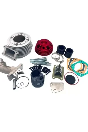 001915 KIT GRUPPO TERMICO VMC IN ALLUMINIO RVA 100cc Ø54mm CORSA 43 CANDELA LATERALE VESPA 50 SPECIAL PK S XL APE Bestseller