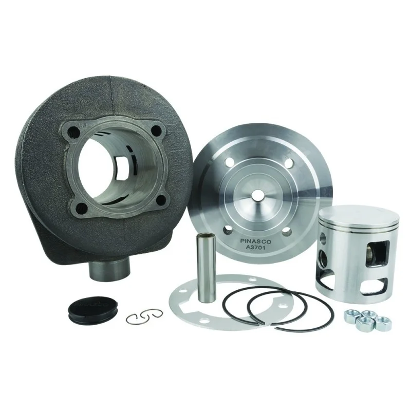 25032804 PINASCO Gruppo Termico MAGGIORATO 190cc in Ghisa 2 Travasi Vespa GT GTR SUPER 125 Promozione