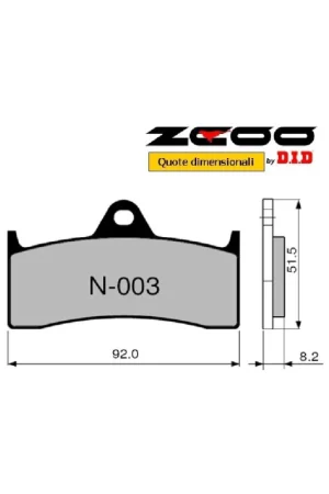 ZCOO N003 EX - 2 COPPIE PASTIGLIE FRENO RACING PER DISCO STANDARD MV AGUSTA 750 1000 F4 Ultima Occasione