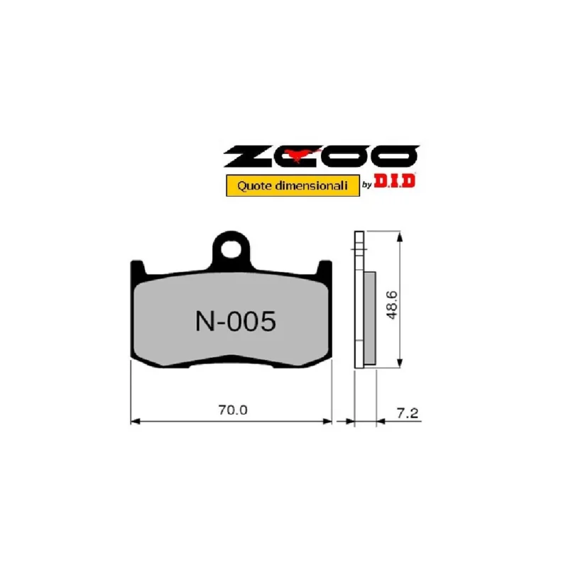 ZCOO N005 EX C - 2 COPPIE PASTIGLIE FRENO RACING PER DISCO WAVE A MARGHERITA KAWASAKI Z 800 900 1000 Sconto