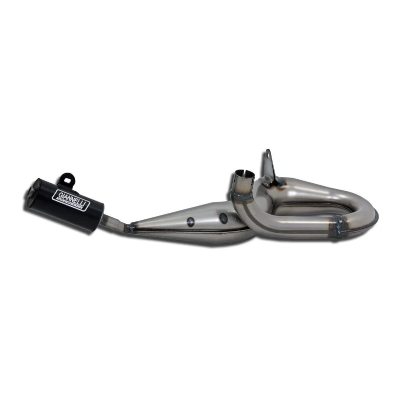 Prezzo Conveniente 30506 + 30512 MARMITTA ESPANSIONE SILENZIATORE NERO GIANNELLI VESPA 125 150 PX DAL 2011