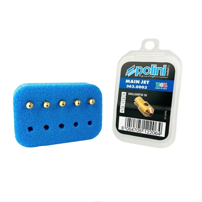 Professionale 363.0003 SET 5 GETTI POLINI PER CARBURATORE DELL'ORTO SI 125/137 INCREMENTO 3