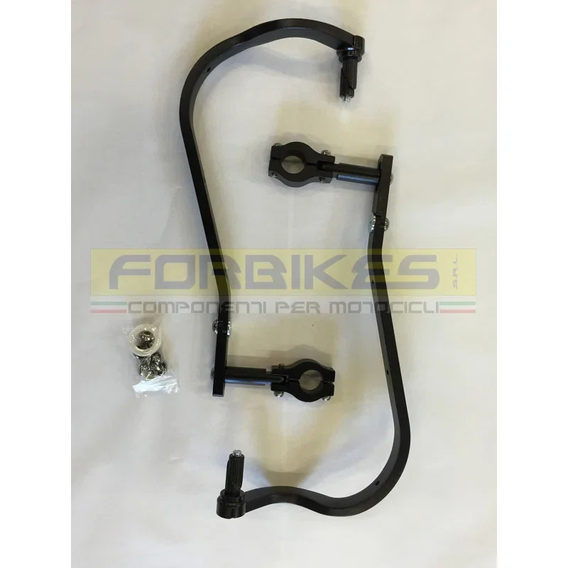 Offerta Limitata PROTEZIONE E SUPPORTO PARAMANI NERO - MANUBRIO 28,6mm Forbikes