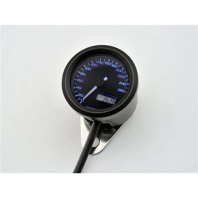 Tachimetro analogico elettronico VELONA diam.48 260KMH E-marked Daytona Prezzo Ridotto