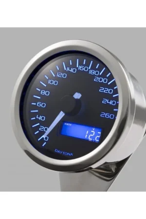 Acquista Ora Tachimetro analogico elettronico VELONA diam.60 260KMH, con staffa, E-MARKED Daytona