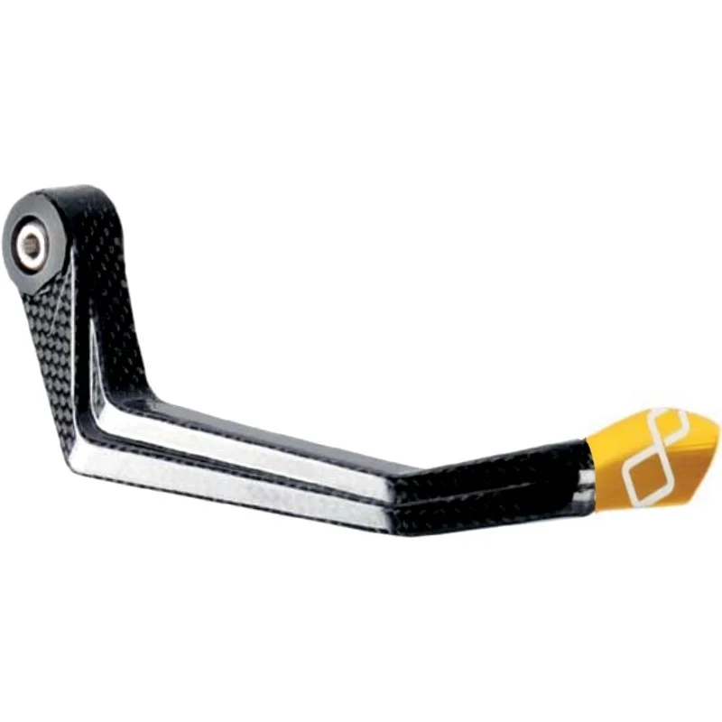 Protezione Leva FRENO in Carbonio LighTech ISS115RC Con Teminale Oro Nuova Collezione