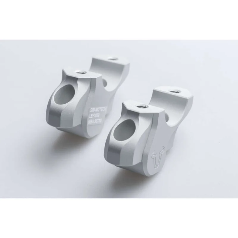Professionale Riser Manubrio Inclinato Argento Sw-Motech LEH.07.039.12601/S Per Modelli BMW
