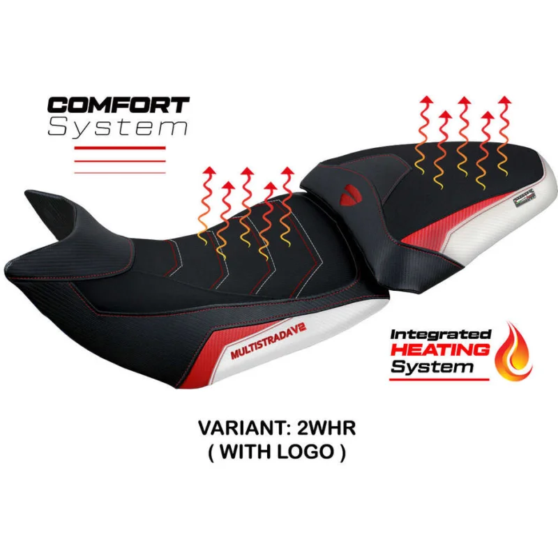 Di Tendenza Rivestimento Sella TPZ Italia Specifico Per Ducati Multistrada V2 20212024 Modello Heating Comfort System