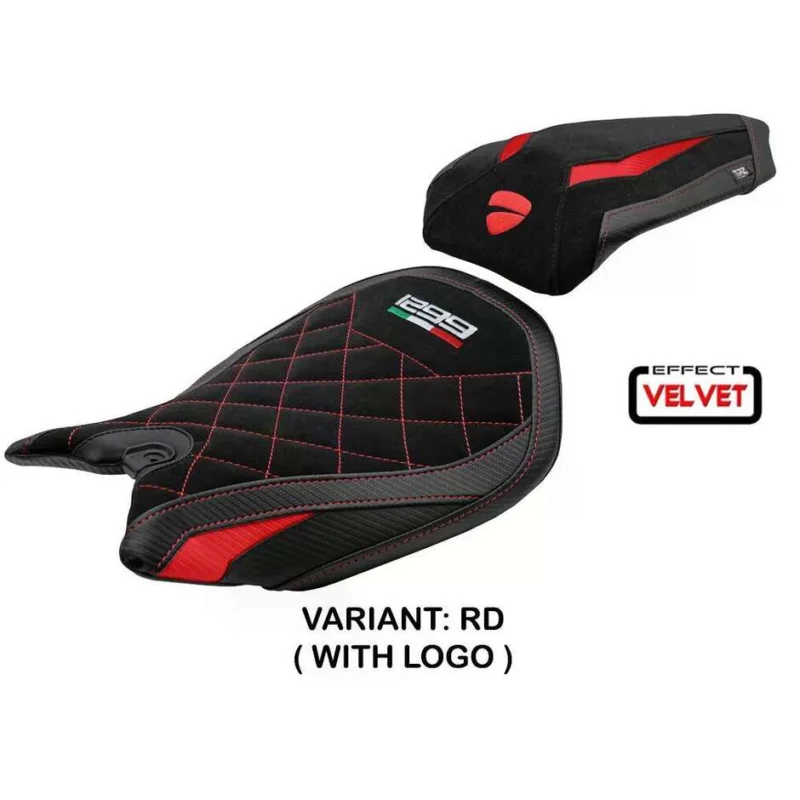 Rivestimento Sella TPZ Italia Specifico Per Ducati Panigale 1299 20152018 Modello Dervio Velvet Special Edition Quantità Limitata