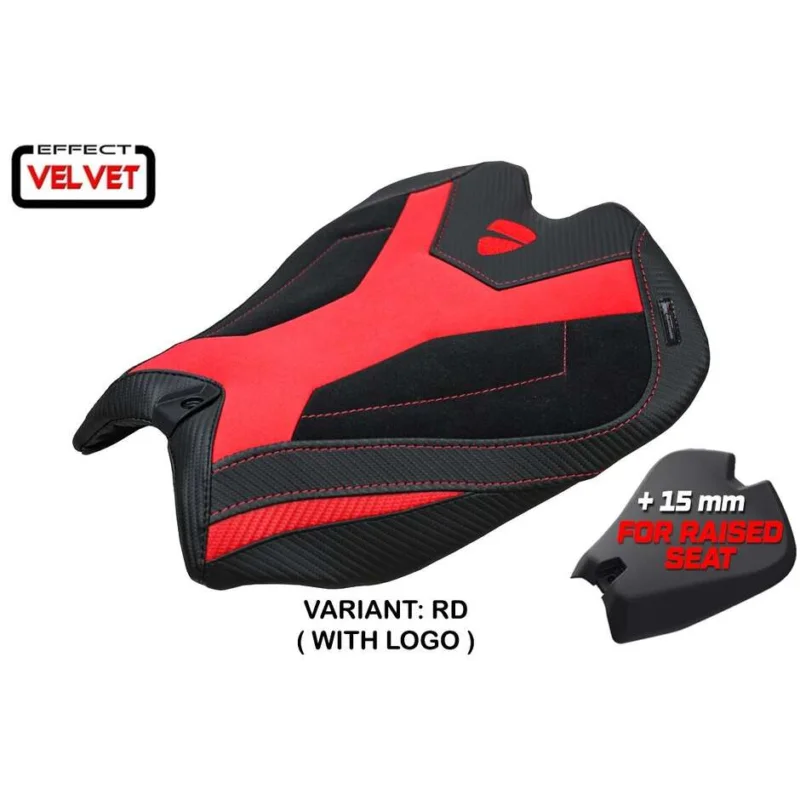 Rivestimento Sella TPZ Italia Specifico Per Ducati Panigale V4 2025 Modello Argenta High Velvet Consegna Rapida