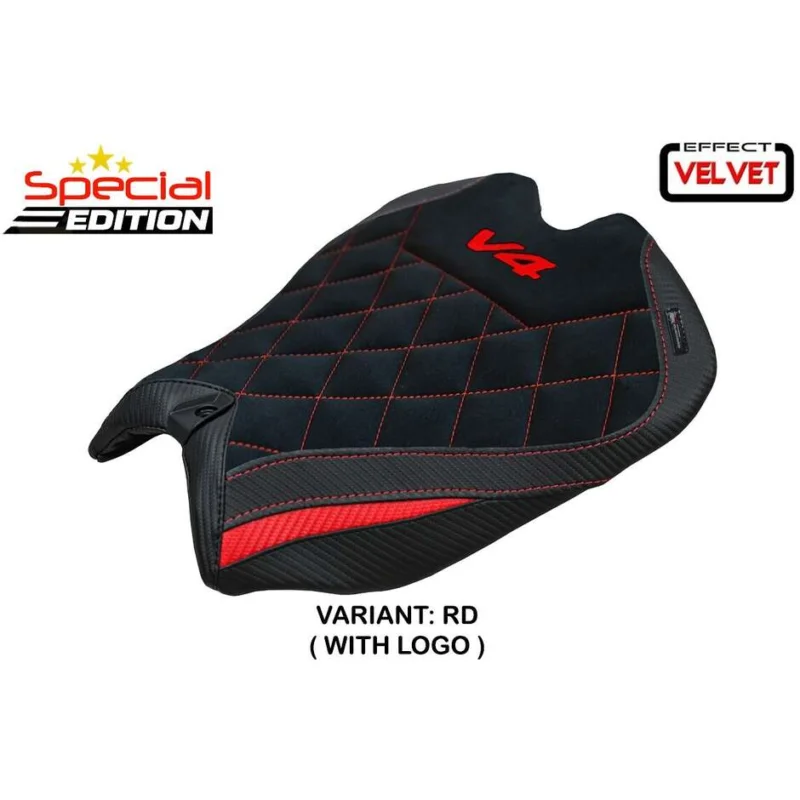 Must-Have Rivestimento Sella TPZ Italia Specifico Per Ducati Panigale V42025 Modello Argenta Special Edition Velvet