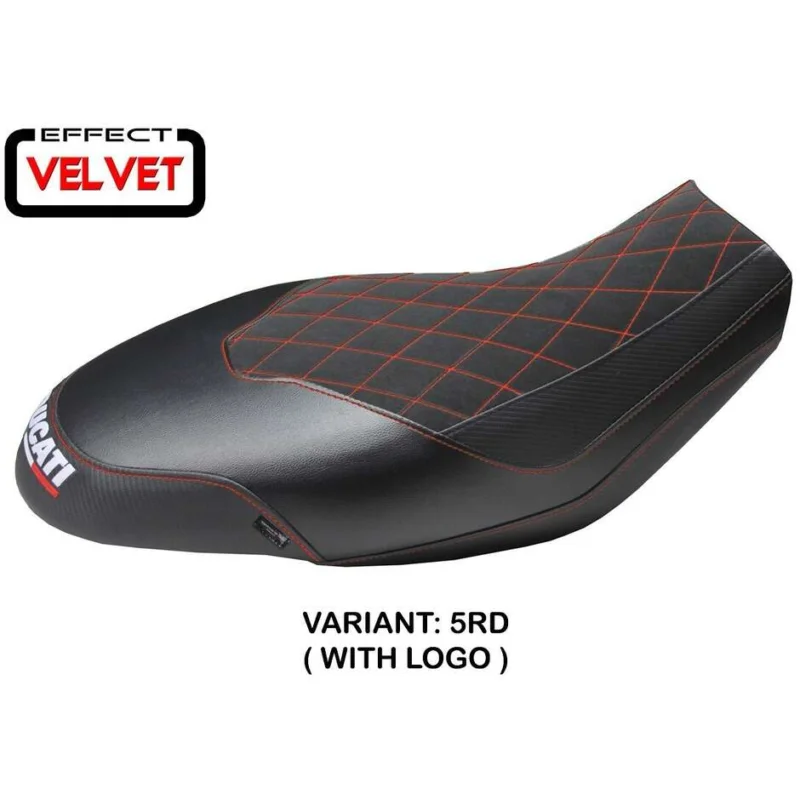 Offerta Rivestimento Sella TPZ Italia Specifico Per Ducati Scrambler 400 / 800 / 1100 20152024 Modello Ischia Velvet