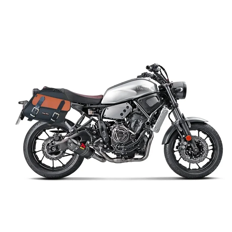Bags & Bike EXPLORER-NERA-CUOIO-XSR-700 Coppia Borse Laterali Nero E Cuoio Specifiche Per Yamaha Xsr 700 Dal 2016 Ultimissimo Modello