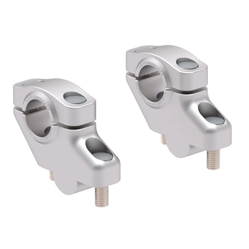 Hepco e Becker 424035210009 Rialzo Manubrio Offset per Suzuki SFV 650 Gladius dal 2009 al 2016, 30mm su, 21mm indietro - argento Compra Online