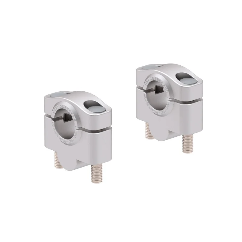 Occasione Imperdibile Hepco e Becker 42309702509 Rialzo Manubrio per Honda NC 700 / 750 S / DCT dal 2012 al 2020 25mm, argento