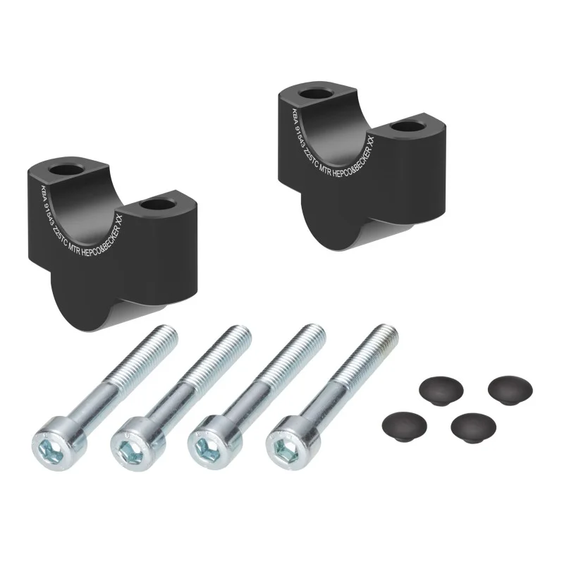 Hepco e Becker 42359982501 Rialzo manubrio 25 mm nero per Honda CMX 500 Rebel dal 2017 Direttamente Dal Produttore