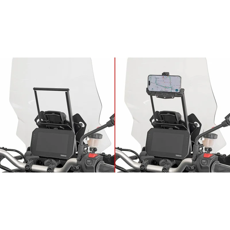 Givi FB2175 Traversino porta smartphone per Yamaha Tracer 9 dal 2025 Vendita Finale