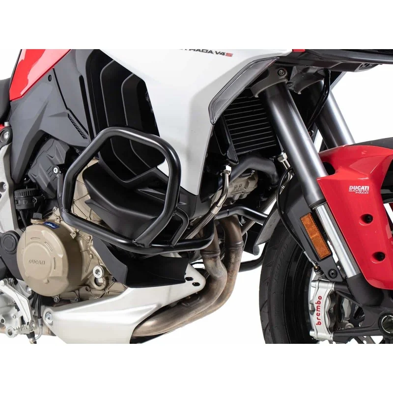 Ultimissimo Modello Hepco Becker 5017680 00 01 Barra di protezione motore nera per Ducati Multistrada V4 / S / Pikes Peak / Rally / RS dal 2025