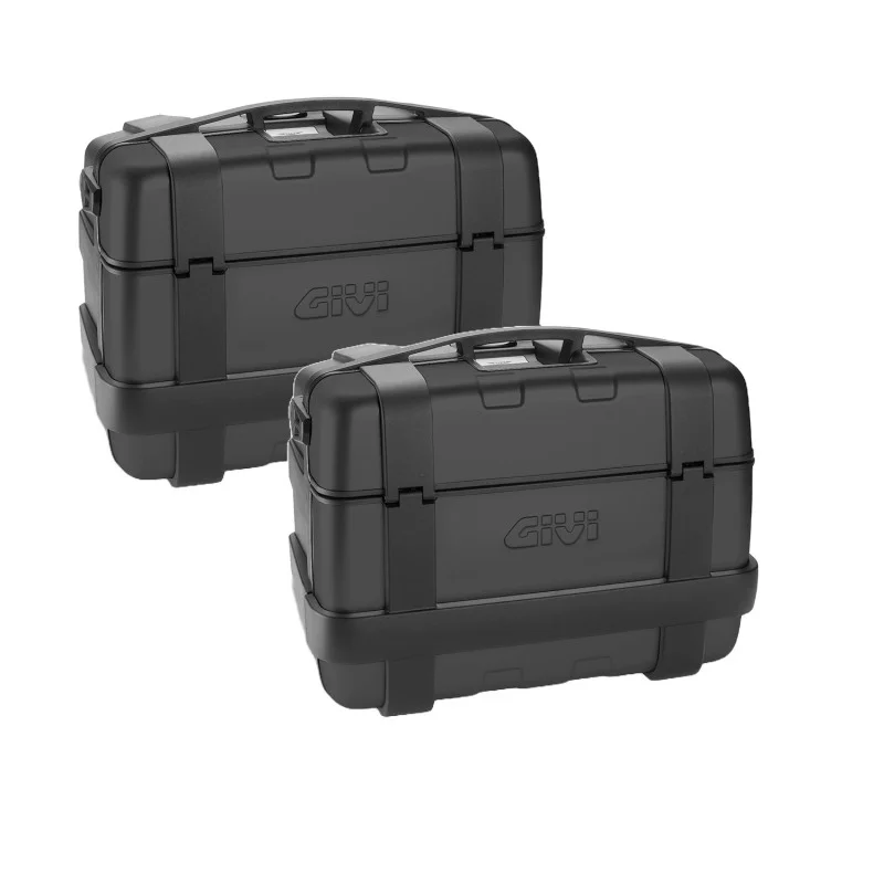 A Buon Prezzo Givi TRK46BBPACK2 Trekker Lite Coppia Valigie Laterali 46L Nere