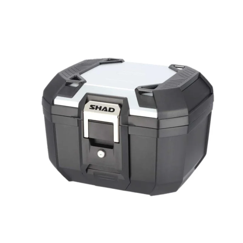 Popolare Bauletto Shad D0TR41200 in alluminio Terra TR41 Grigio per moto, capacità 41 litri