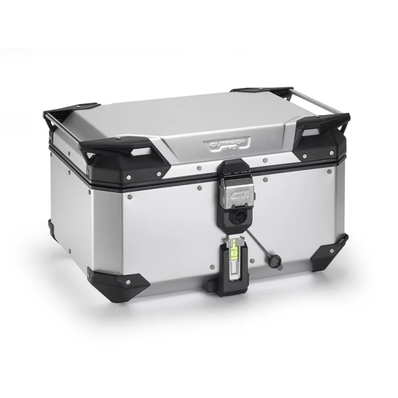 Givi OBKEV58AA Bauletto Trekker Outback Evo in Alluminio Anodizzato da 58 litri + Serratura Scelto Dai Clienti