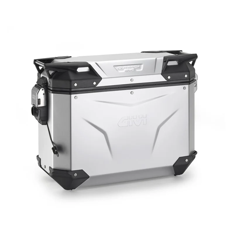 Economico Givi OBKEV37AAR Valigia Laterale Destra Trekker Outback Evo in Alluminio Anodizzato da 37 litri