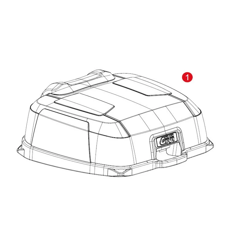 A Buon Prezzo Coperchio montato Givi ZB45CNM bauletto B45+
