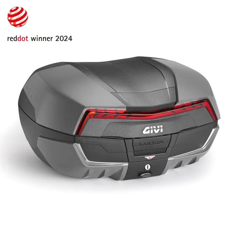 Super Prezzo Givi V58NNG2 Maxia 5 bauletto Monokey 58 litri catadiottri rossi Cover Nero