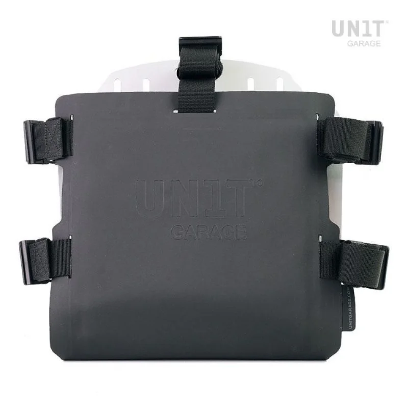 Saldi Unit Garage UG007+2xA9_ Portaborse alluminio grigio + Frontale Khali