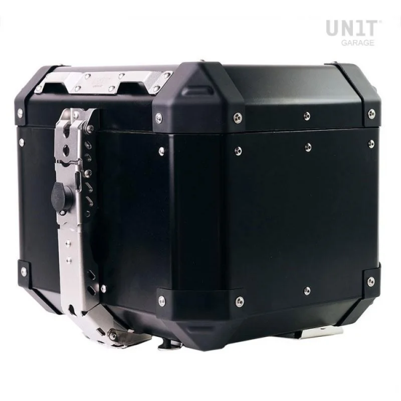 Unit Garage AL4_BL Bauletto alluminio Atlas 36 litri nero Bestseller