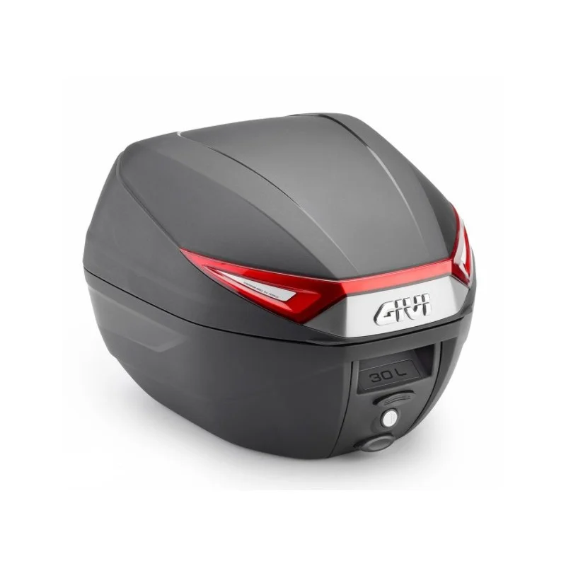Must-Have Givi C30 Bauletto Monolock 30 litri Catadiottri Rossi