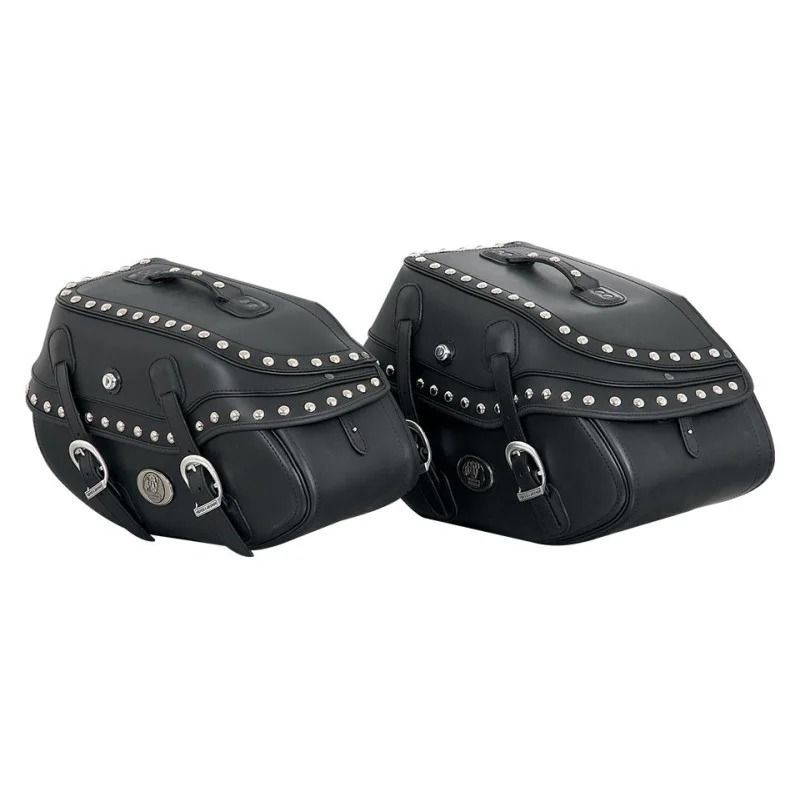 Spedizione Gratuita Hepco Becker 620235 Set borse Chopper telai C-Bow – 30 litri - Nero