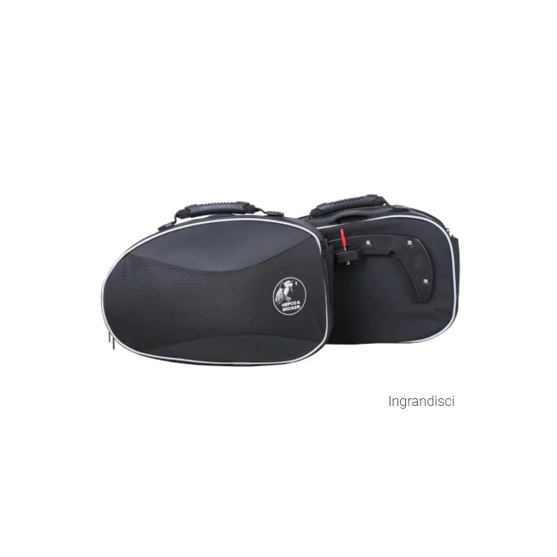 Nuova Collezione Hepco Becker 640610 00 01 Set Borse Street Reloaded C-Bow Nero