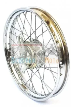 Bestseller Cerchio Ruota anteriore 15 Originale Malaguti Grizzly 12 Acciaio cromato