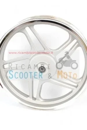 A Buon Prezzo Cerchio Ruota Anteriore Malaguti Centro 50 125 160 Argento