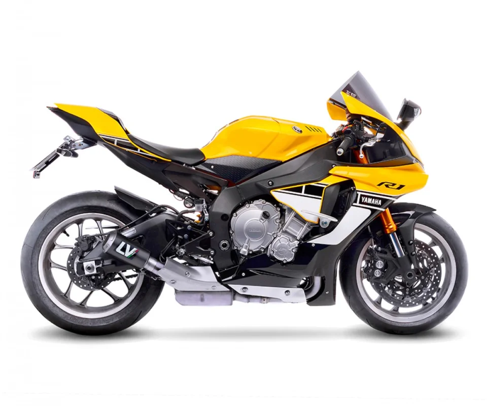 Terminale di scarico Leovince LV-10 CARBON FIBER Non omologato EURO 3 per YAMAHA YZF-R1 / MModelli dal 2015 al 2016 15201CU Sconto