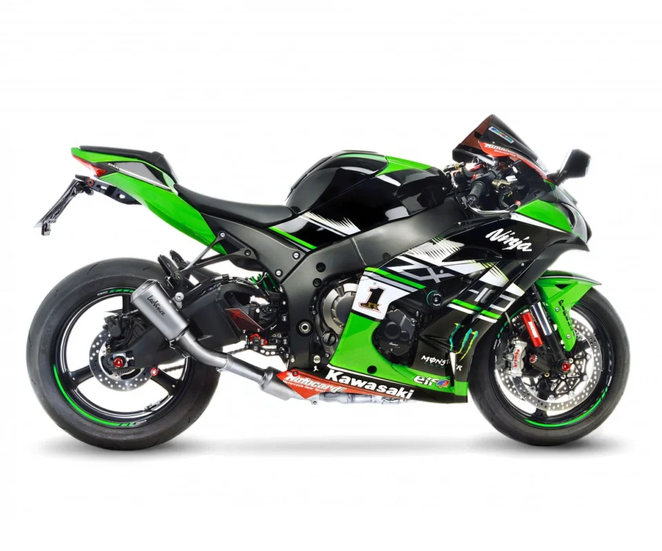 Offerta Speciale Terminale di scarico Leovince LV-10 Non omologato EURO 5 per KAWASAKI ZX-10R NINJAModelli dal 2021 al 2024 15200U