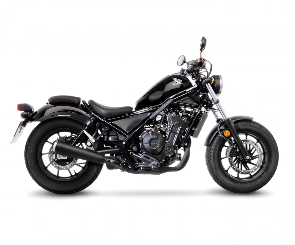 Terminale di scarico Leovince CLASSIC RACER BLACK EDITION Non omologatoper HONDA CMX 300 REBELModelli dal 2017 al 2024 15006BU Prezzo Ridotto