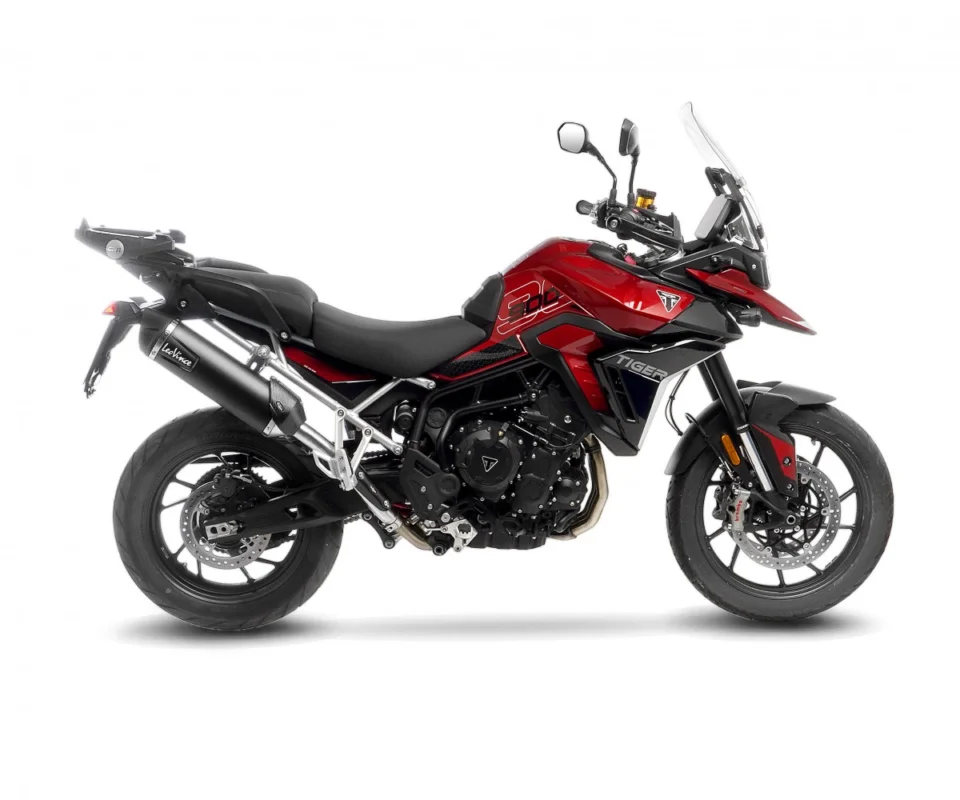 Non Perdere Terminale di scarico Leovince LV ONE EVO BLACK EDITION Omologato ECE EURO 5+ per TRIUMPH TIGER 900 GT / GT PRO / RALLY PROModelli dal 2024 al 2026 14450EB