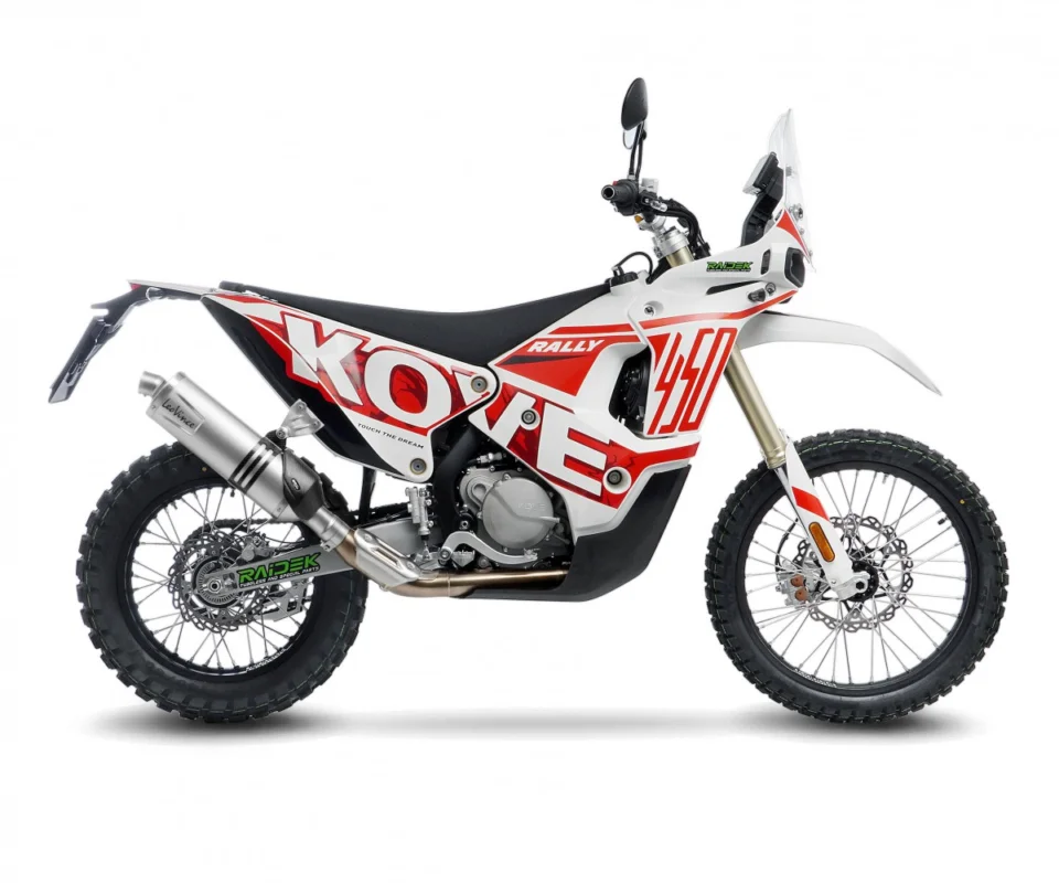 Terminale di scarico Leovince LV ONE EVO Non omologato EURO 5 per KOVE 450 RALLY LOW / HIGHModelli dal 2023 al 2024 14449EU Direttamente Dal Produttore