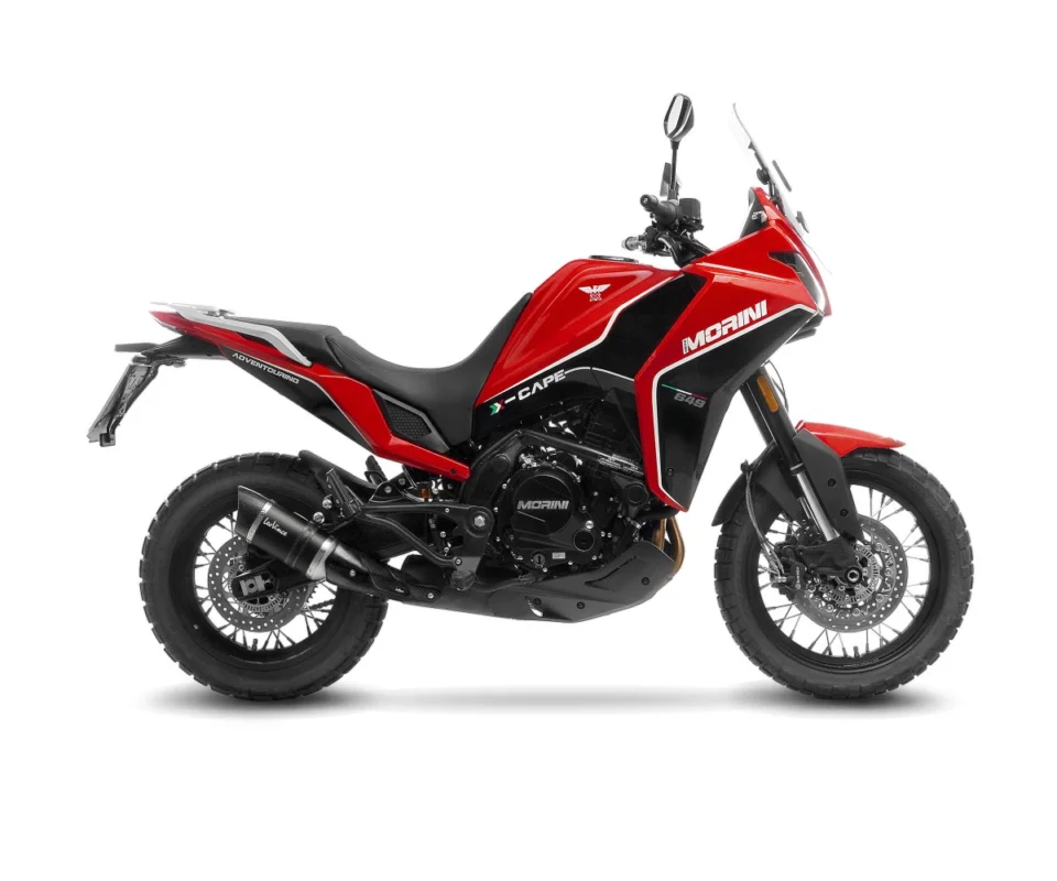 Terminale di scarico Leovince LV PRO CARBON FIBER Non omologato EURO 5 per MOTO MORINI X-CAPE 650 / A2Modelli dal 2021 al 2024 14411EU Reso Gratuito