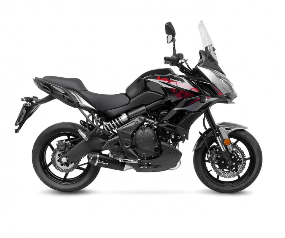 Prezzo Ridotto Impianto di scarico completo Leovince LV ONE EVO BLACK EDITION Omologato ECE EURO 5 per KAWASAKI VERSYS 650Modelli dal 2021 al 2024 14379EBKN