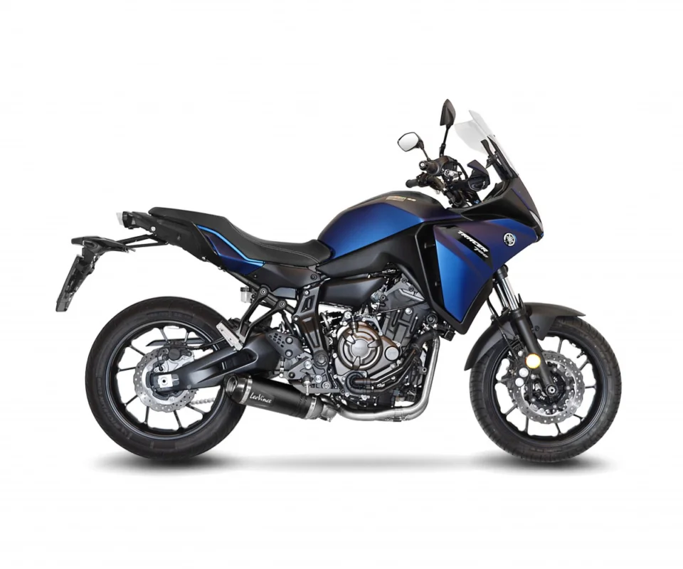 Impianto di scarico completo Leovince LV ONE EVO BLACK EDITION Non omologato EURO 5 per YAMAHA TRACER 7 GTModelli dal 2020 al 2024 14349EBU Spedizione Gratuita