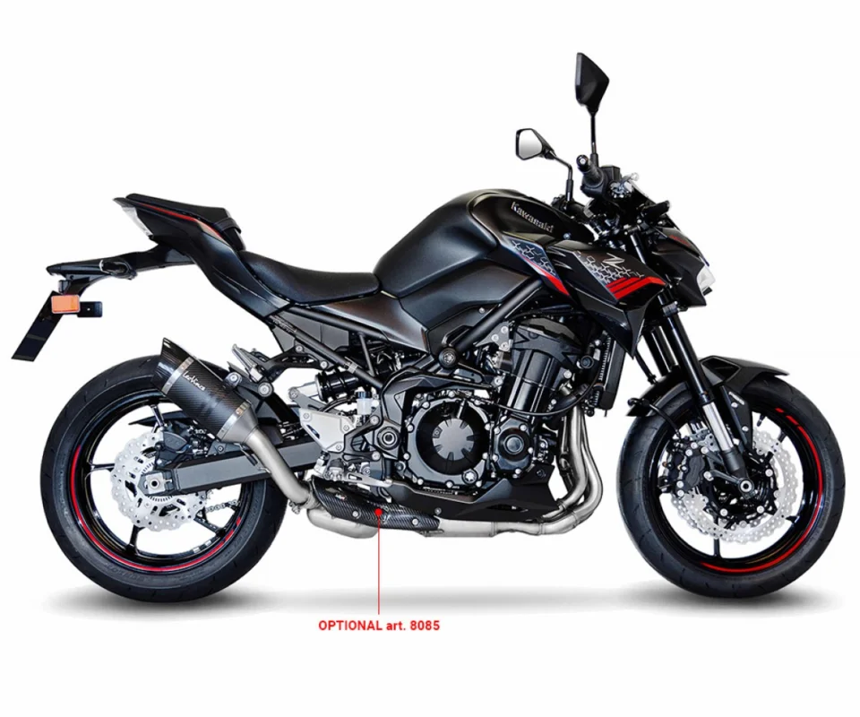 Consegna Rapida Terminale di scarico Leovince LV PRO CARBON FIBER Non omologato EURO 4/5 per KAWASAKI Z 900Modelli dal 2020 al 2024 14333EU