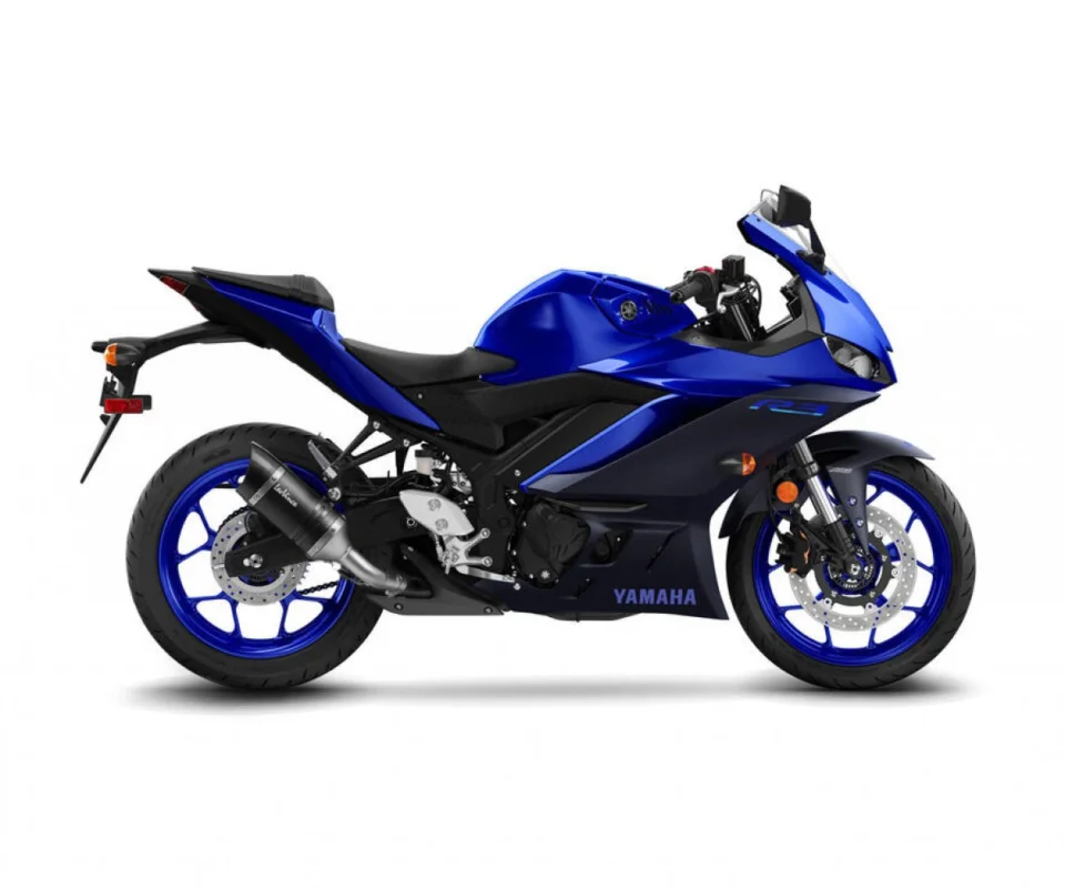 Terminale di scarico Leovince LV PRO CARBON FIBER Non omologato EURO 4 per YAMAHA YZF-R3Modelli: 2018 14258EU Nuova Collezione