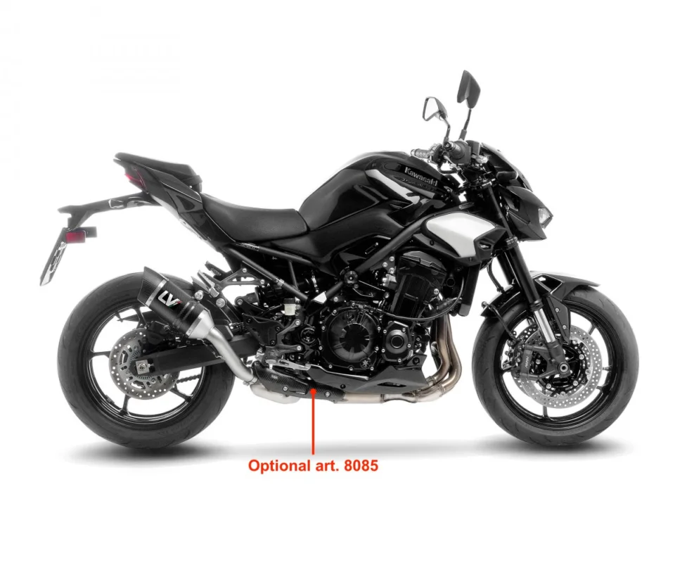 Vendita Finale Terminale di scarico Leovince LV PRO CARBON FIBER Non omologato EURO 4 per KAWASAKI Z 900Modelli dal 2017 al 2019 14172EU