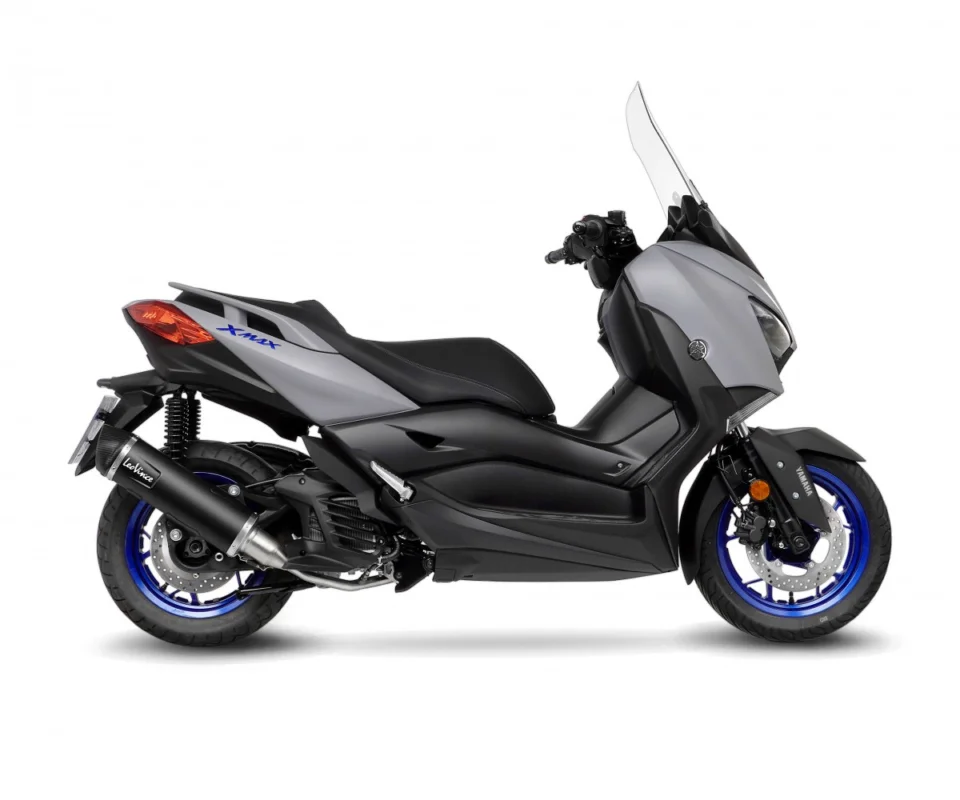 Nuovo Arrivo Impianto di scarico completo Leovince NERO Non omologato EURO 5 per YAMAHA X-MAX 125 / TECH MAXModelli dal 2021 al 2024 14078U