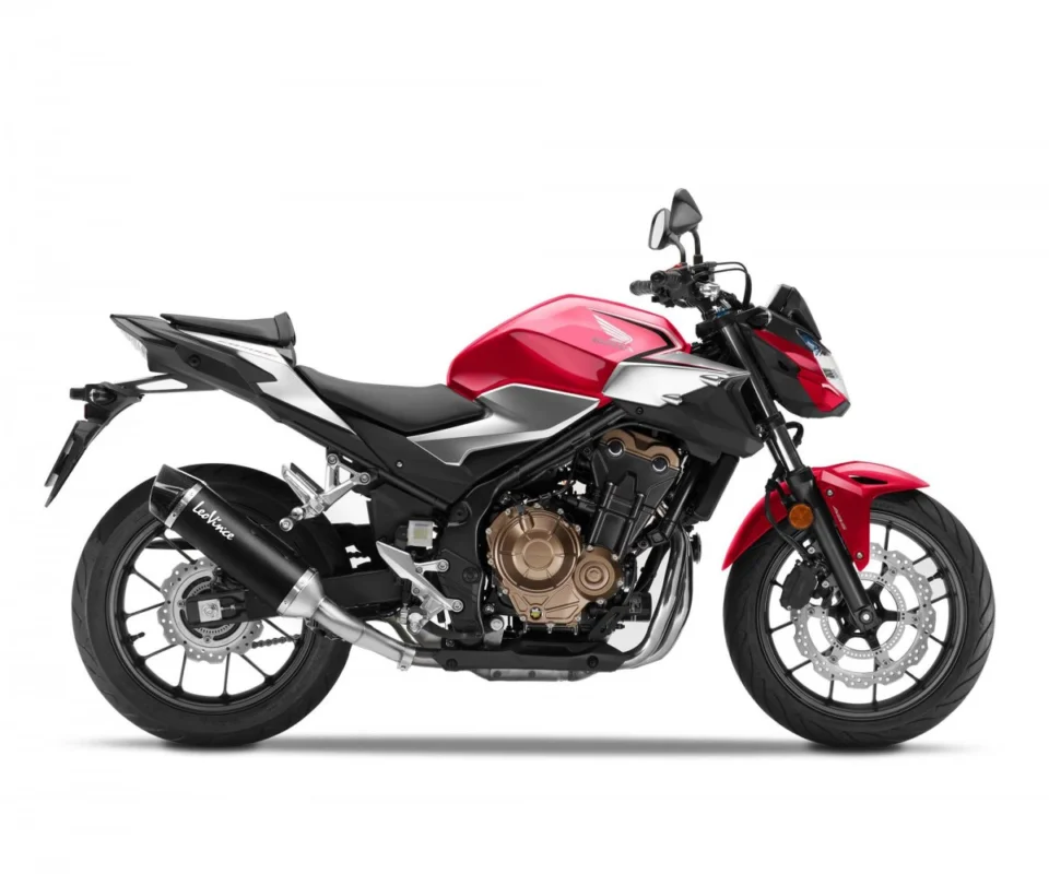 Terminale di scarico Leovince NERO Non omologato EURO 4/5 per HONDA CB 500 FModelli dal 2019 al 2023 14058U Ordina Subito