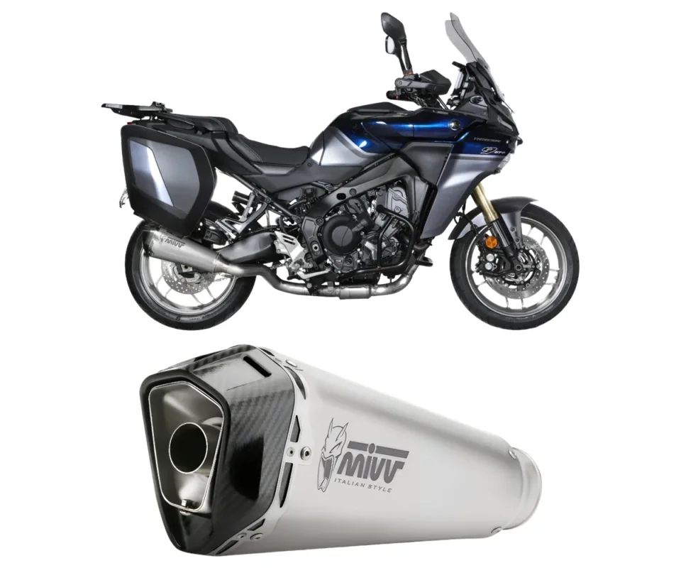 Scarico Completo Mivv DELTA RACE Inox per YAMAHA TRACER 9 GT / +Modelli dal 2025 al 2026 Y.081.LDRX Professionale